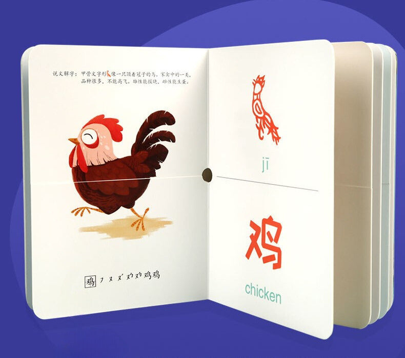 Pictogram-based Literacy Learning Lift-the-Flap Book