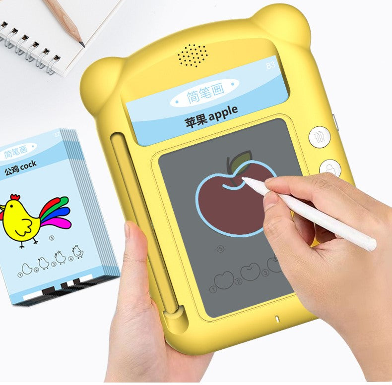 Guided Chinese Characters Card Reader with Drawing Pad