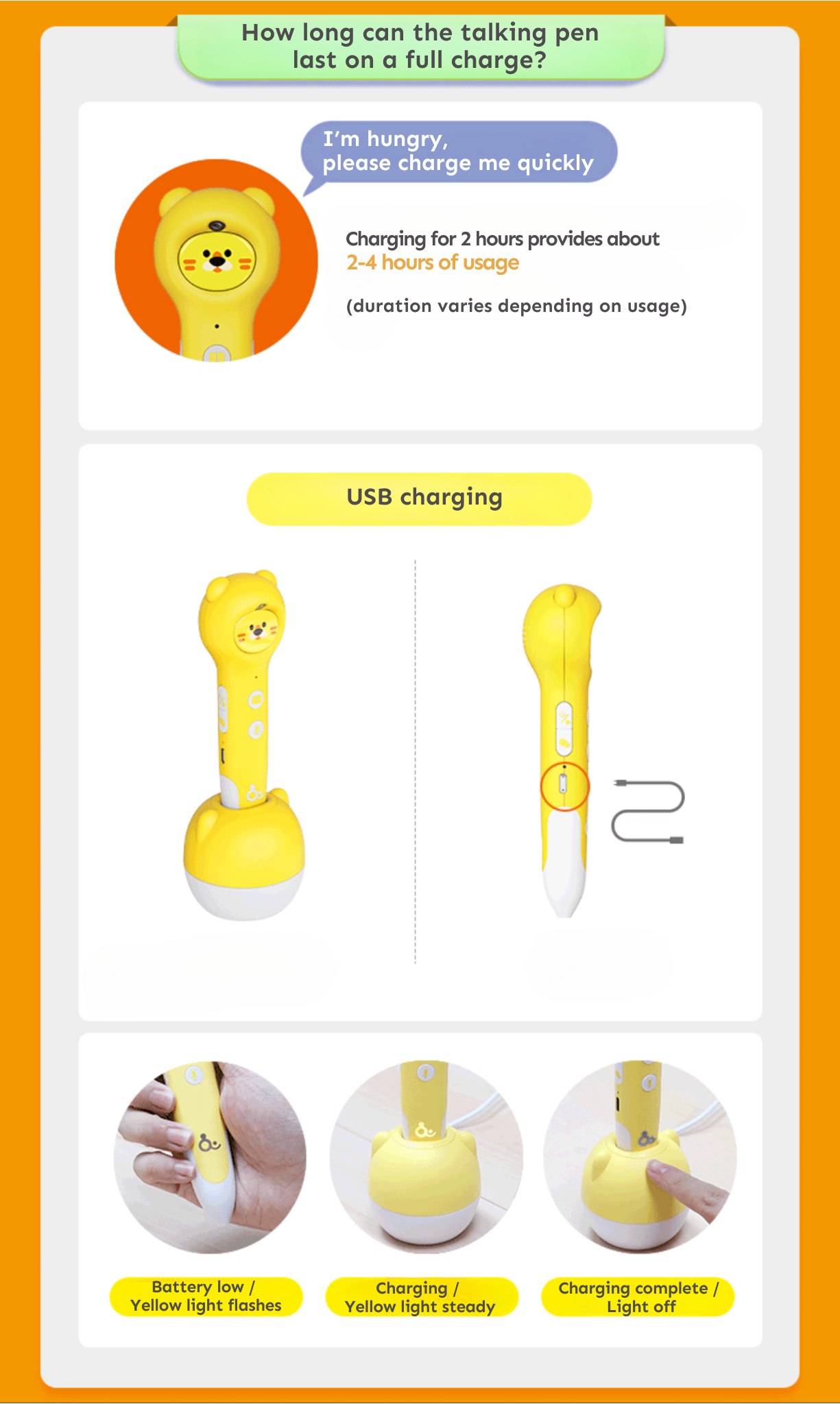 Quway Bilingual AI Talking Pen S7 (Mandarin & English) with Encyclopedia