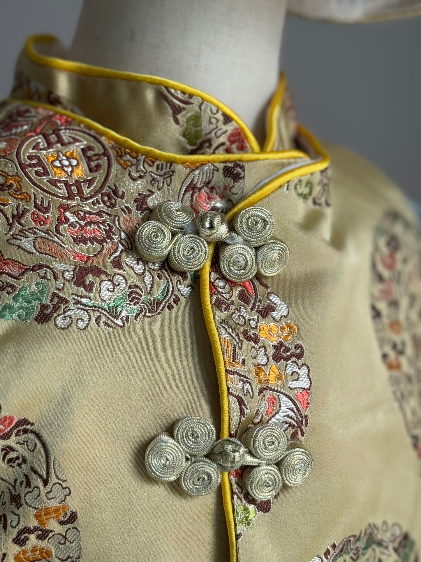 Boys Fortune Cheongsam with Vest & Chinese Hat