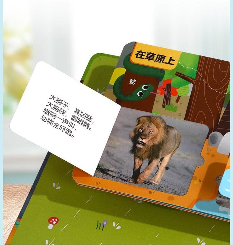 Lift-the-Flap Chinese Sound Book: Nature & Animals