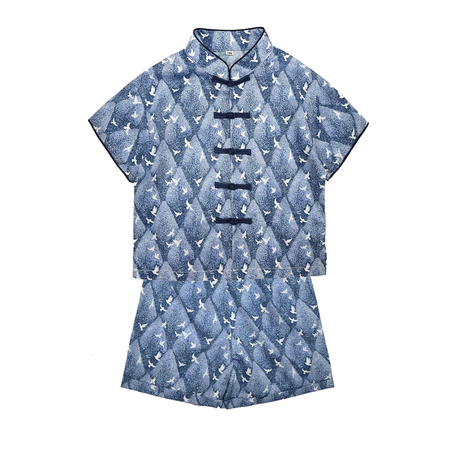 Boys Oriental Dawn Cheongsam Set (Top & Shorts)