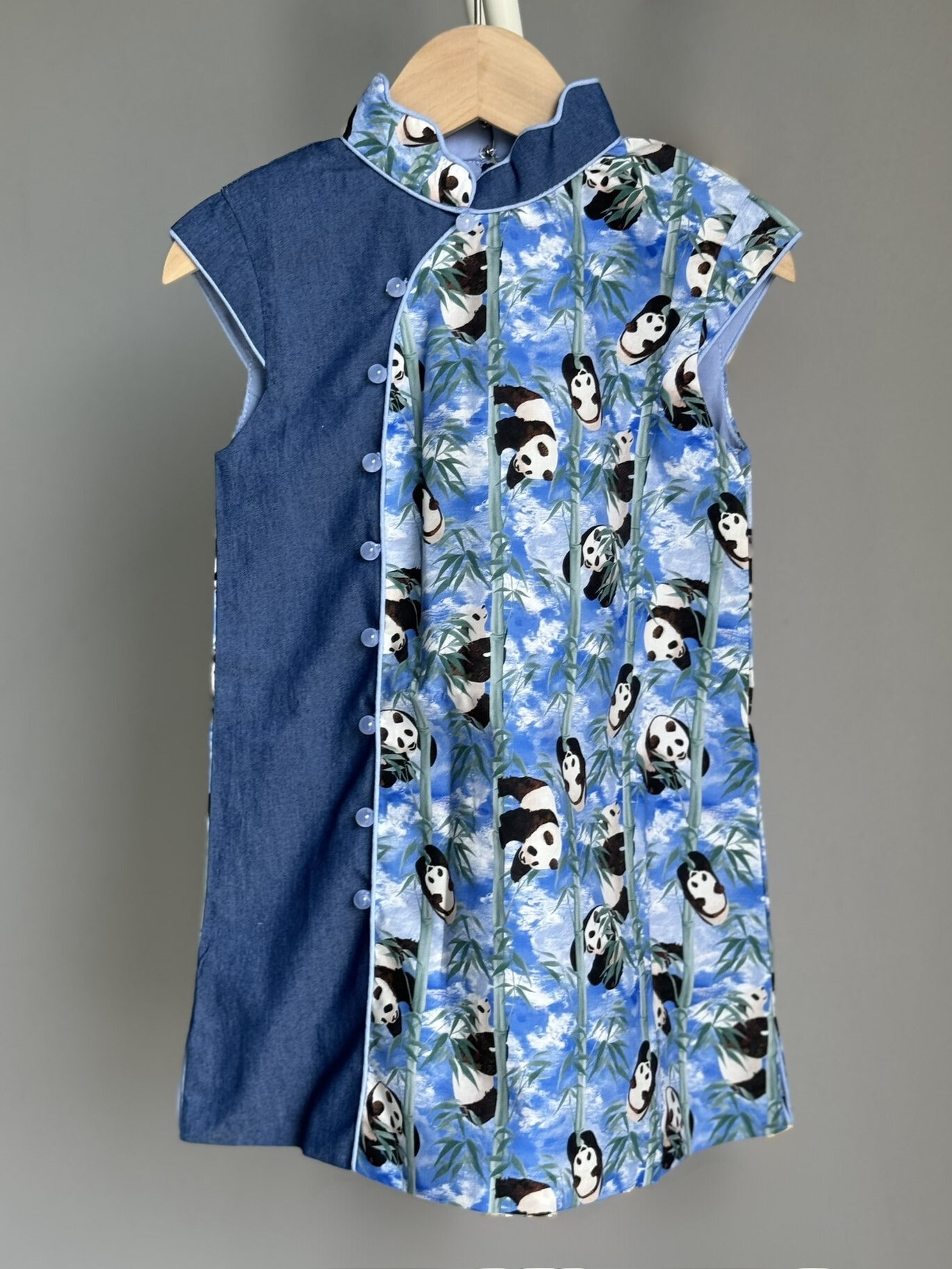 Girls Panda Cheongsam Dress