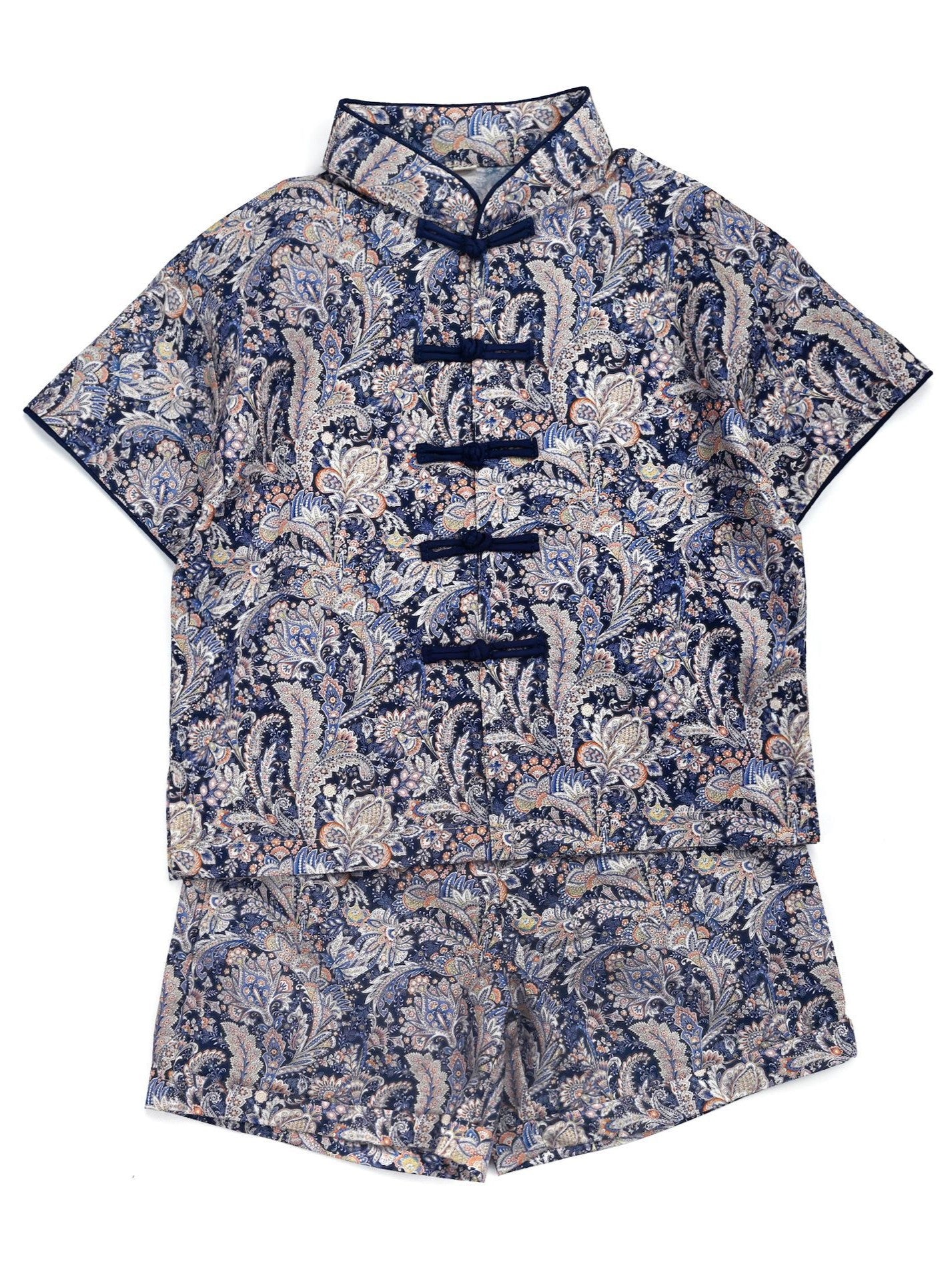 Boys Phoenix Tail Cheongsam Set (Top & Shorts)