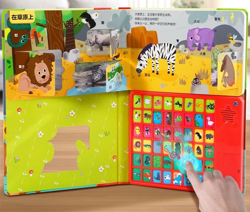 Lift-the-Flap Chinese Sound Book: Nature & Animals