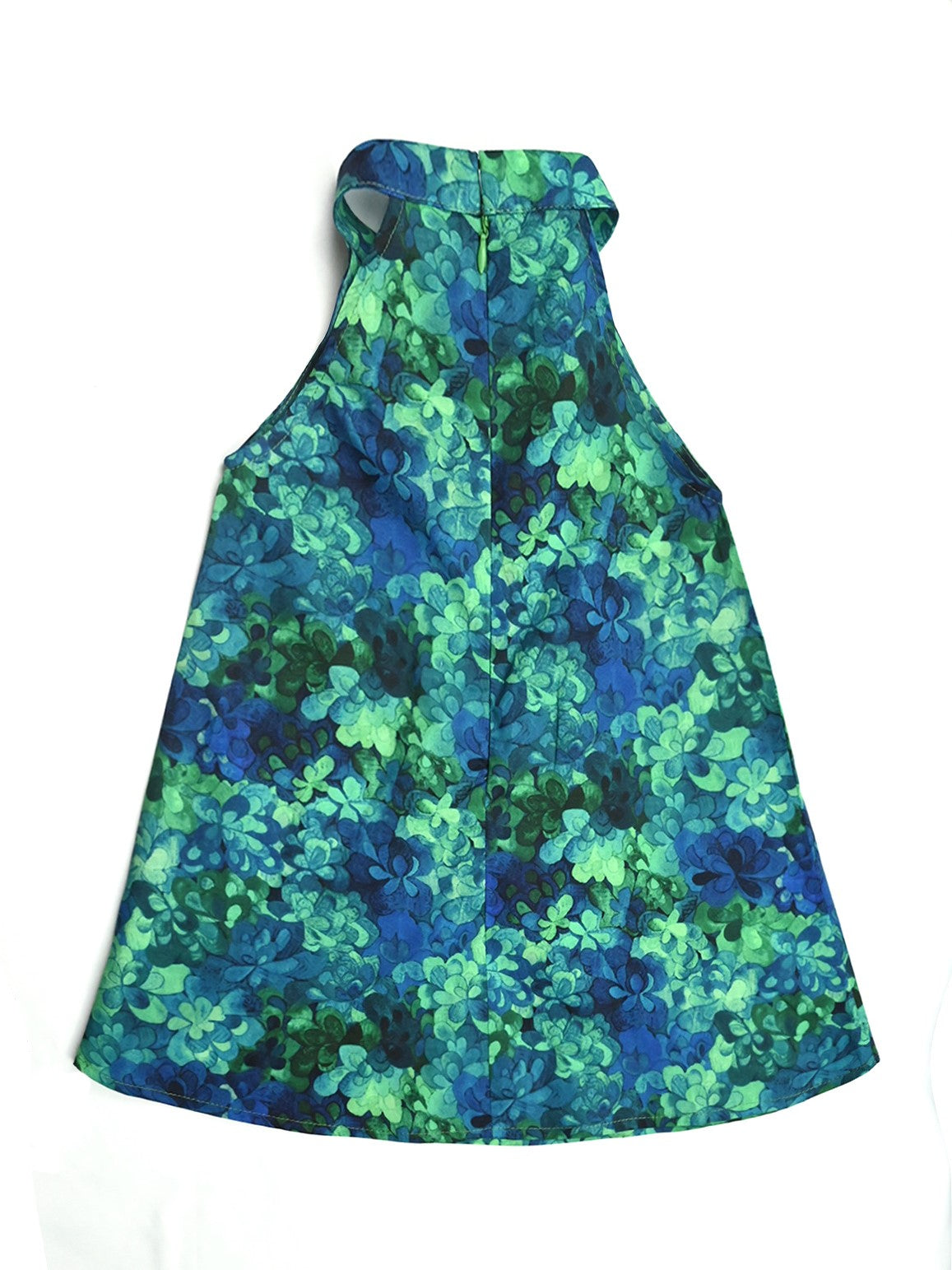 Girls Emerald Bay Halter Cheongsam Dress