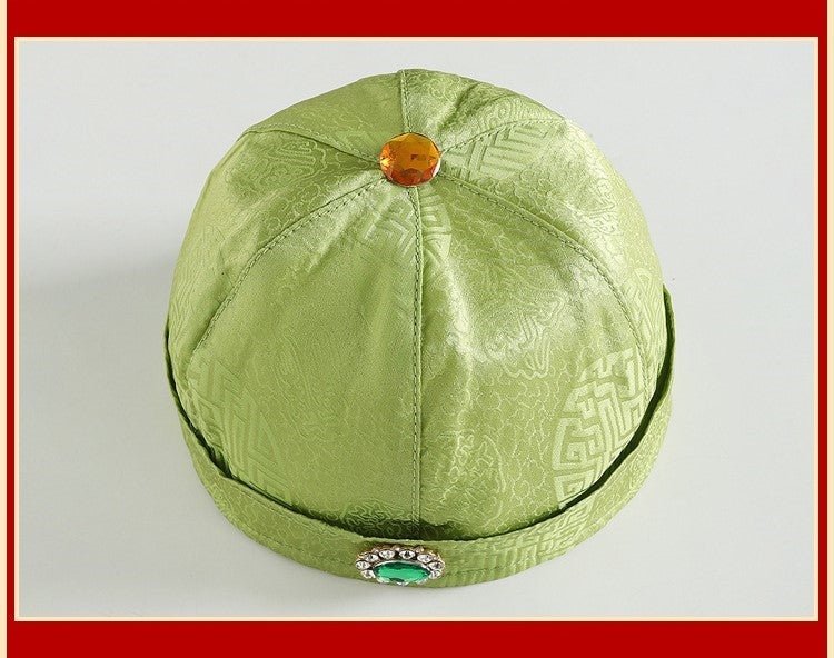 Baby Boy Fortune Cheongsam Set (Top, Shorts & Chinese Hat)