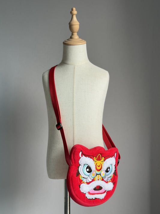 Lion Dance Plush Toy Crossbody Bag Series