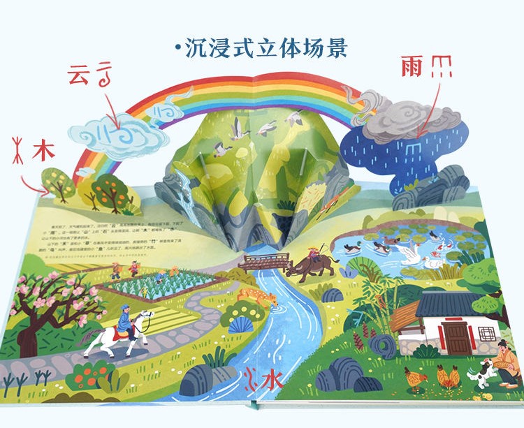 Magical Chinese Character Pop-Up Book