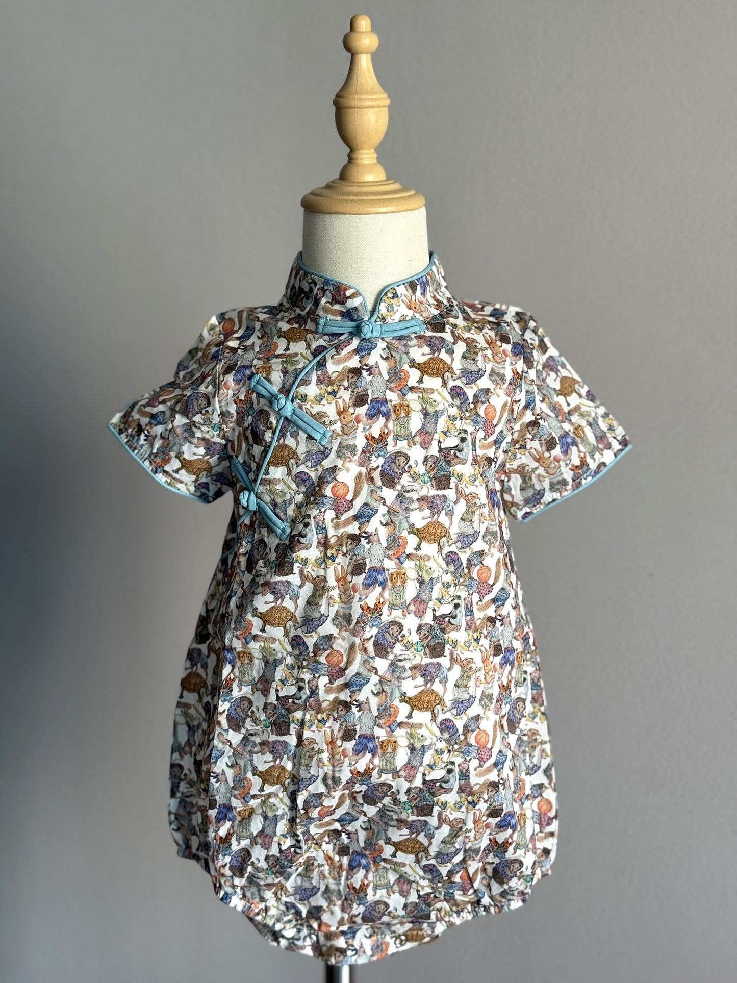 Baby Girl Zoo Cheongsam Romper