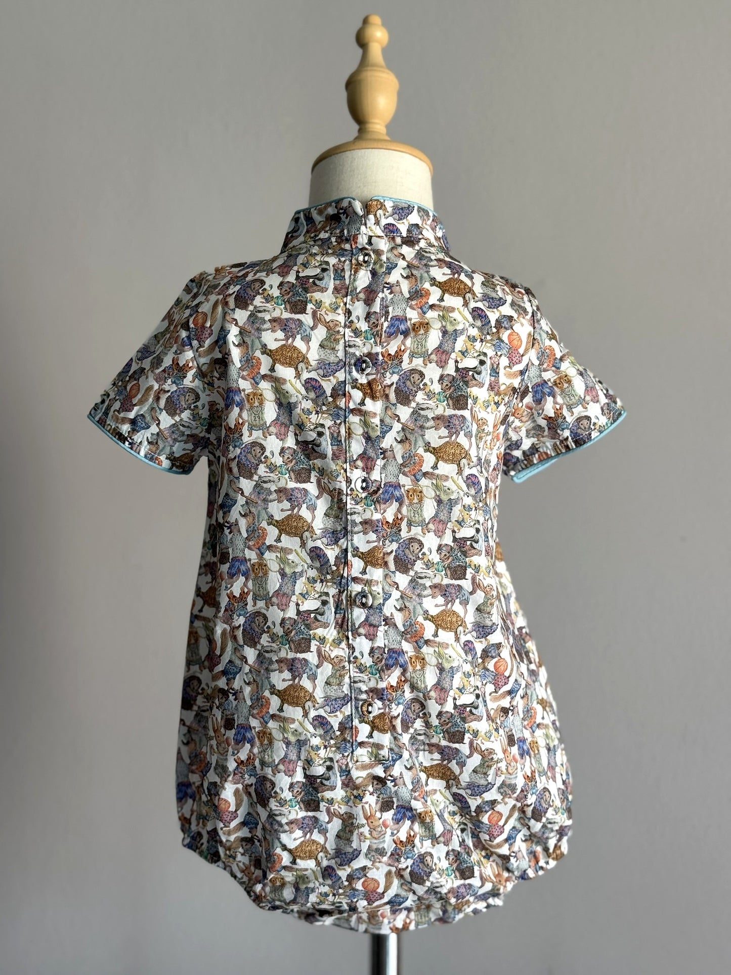 Baby Girl Zoo Cheongsam Romper
