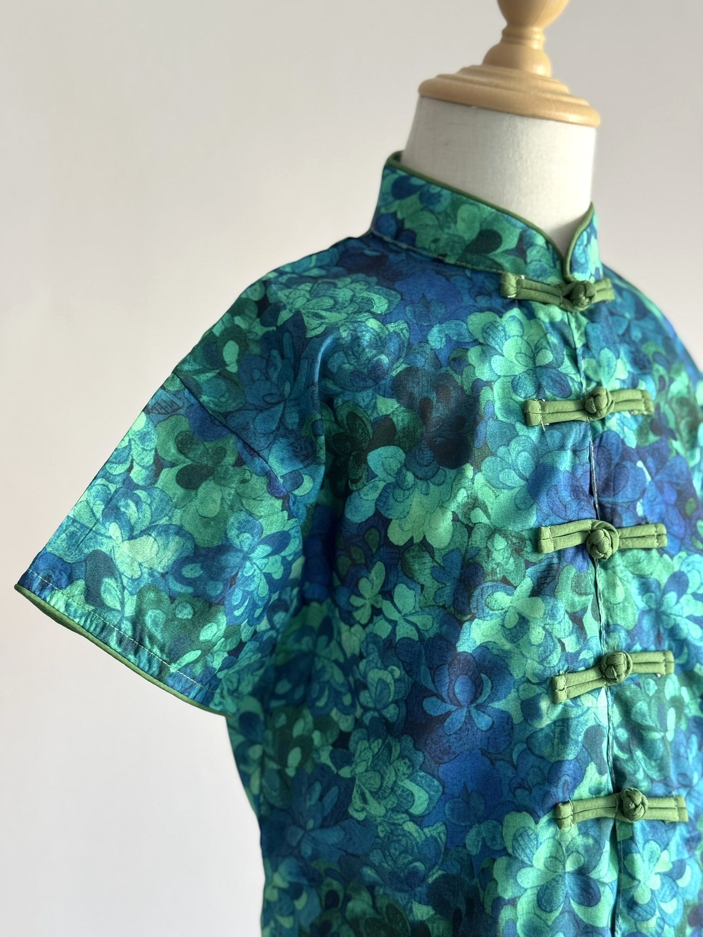 Boys Emerald Bay Cheongsam Set (Top & Shorts)