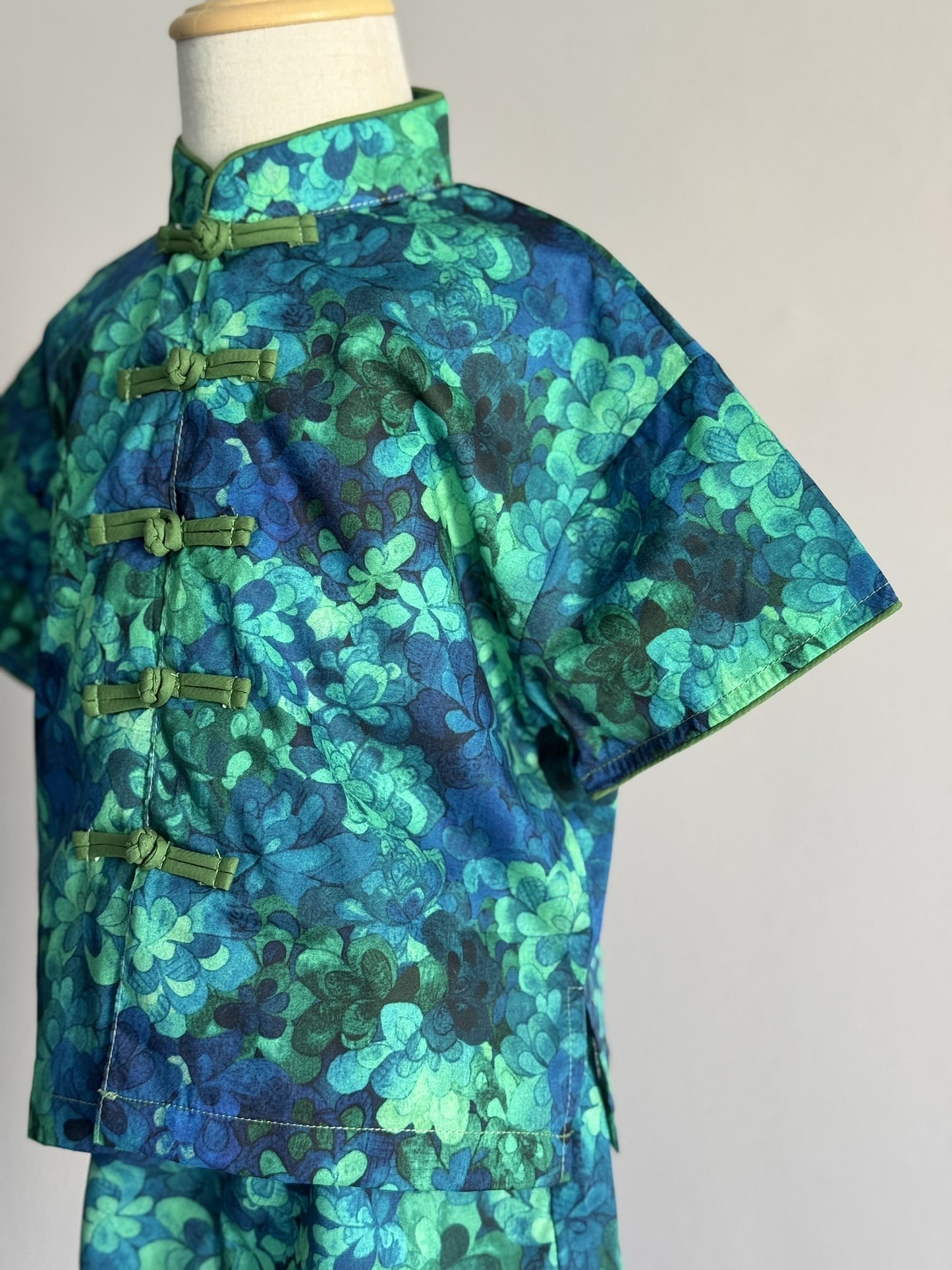 Boys Emerald Bay Cheongsam Set (Top & Shorts)