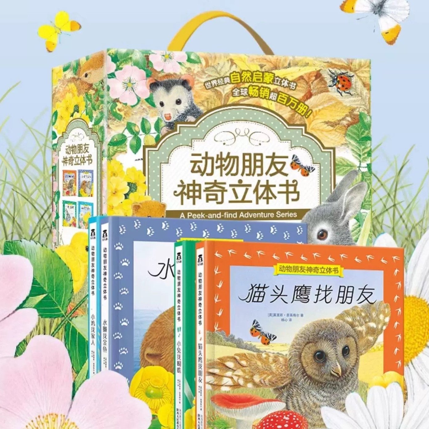 Animal Friends Magical Pop-Up Books Gift Box