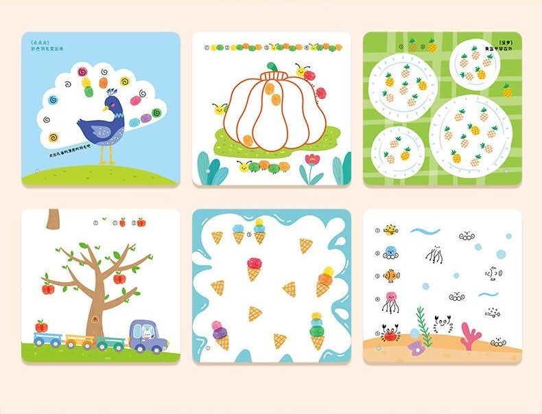 Fingerprint Stamping Art Book
