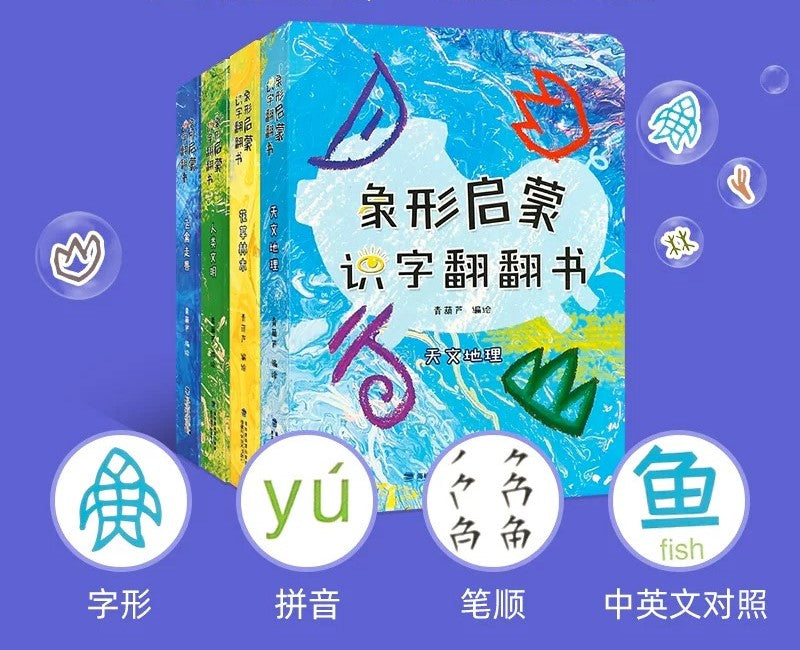 Pictogram-based Literacy Learning Lift-the-Flap Book