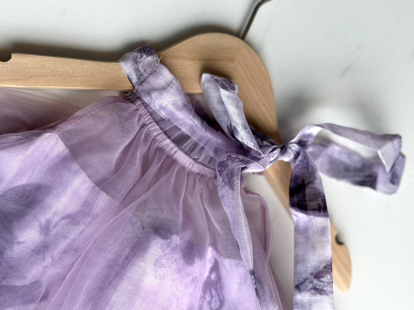 Girls Purple Butterfly Fairy Halter Dress