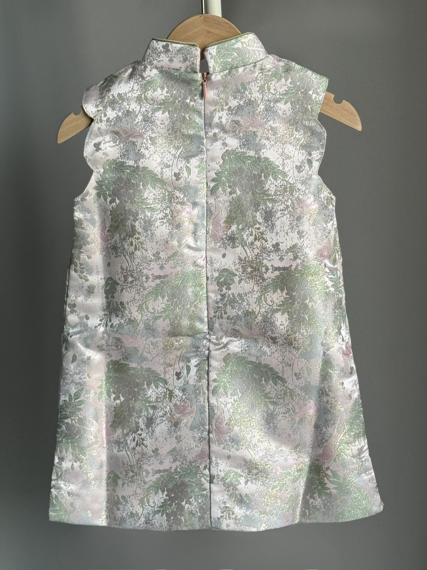 Girls Jade Pond Sleeveless Cheongsam Dress