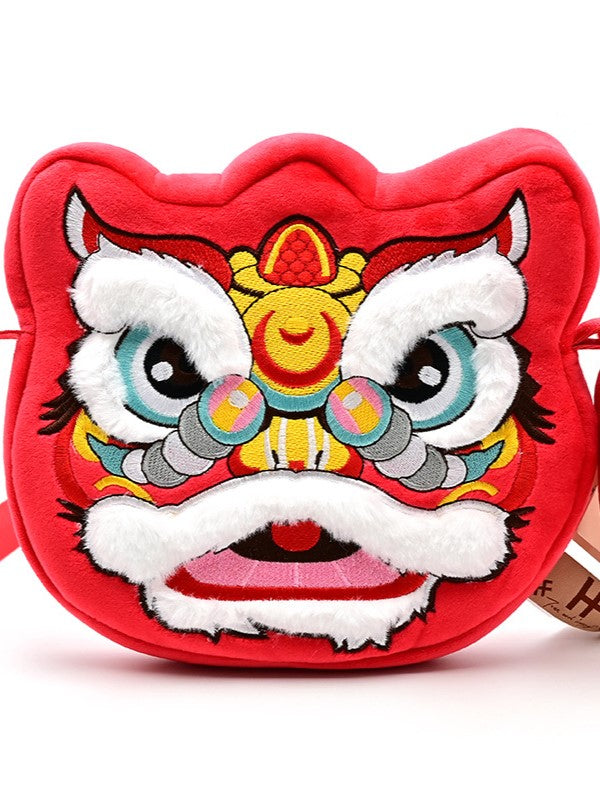 Lion Dance Plush Toy Crossbody Bag Series