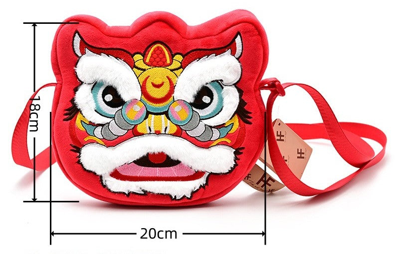 Lion Dance Plush Toy Crossbody Bag Series