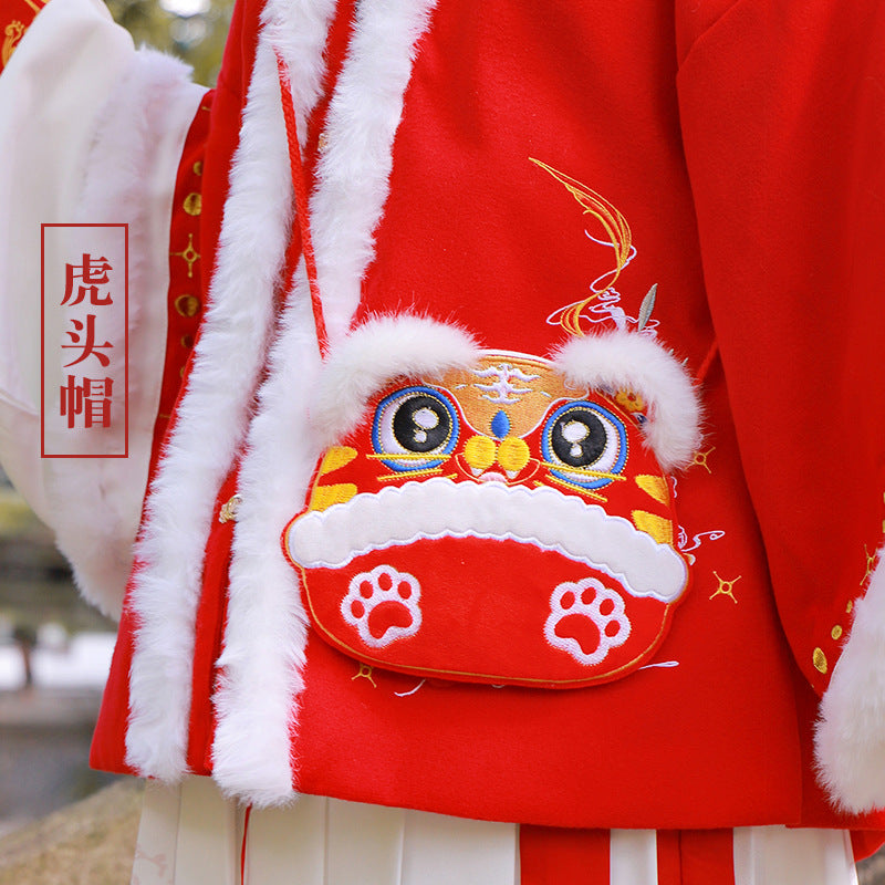 Chinese New Year Embroidered Crossbody Hanfu Bags