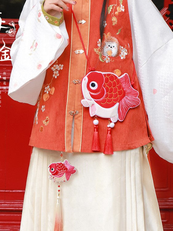 Chinese New Year Embroidered Crossbody Hanfu Bags