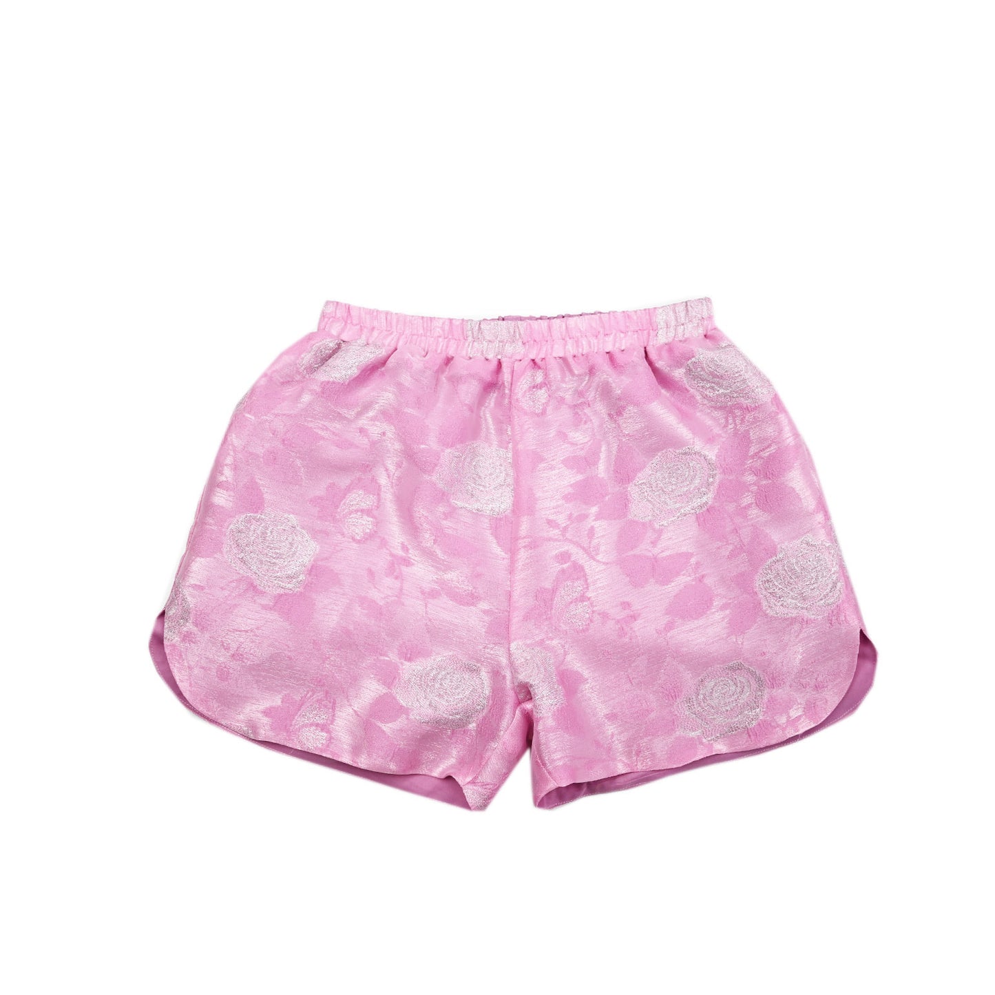 [PREORDER] Women Silver-Thread Rose Cheongsam Vest with Shorts [NEW]