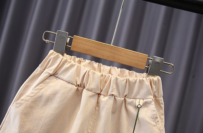 [PREORDER] Boys Aquatic Grass Cheongsam Set (Top & Shorts) [NEW]