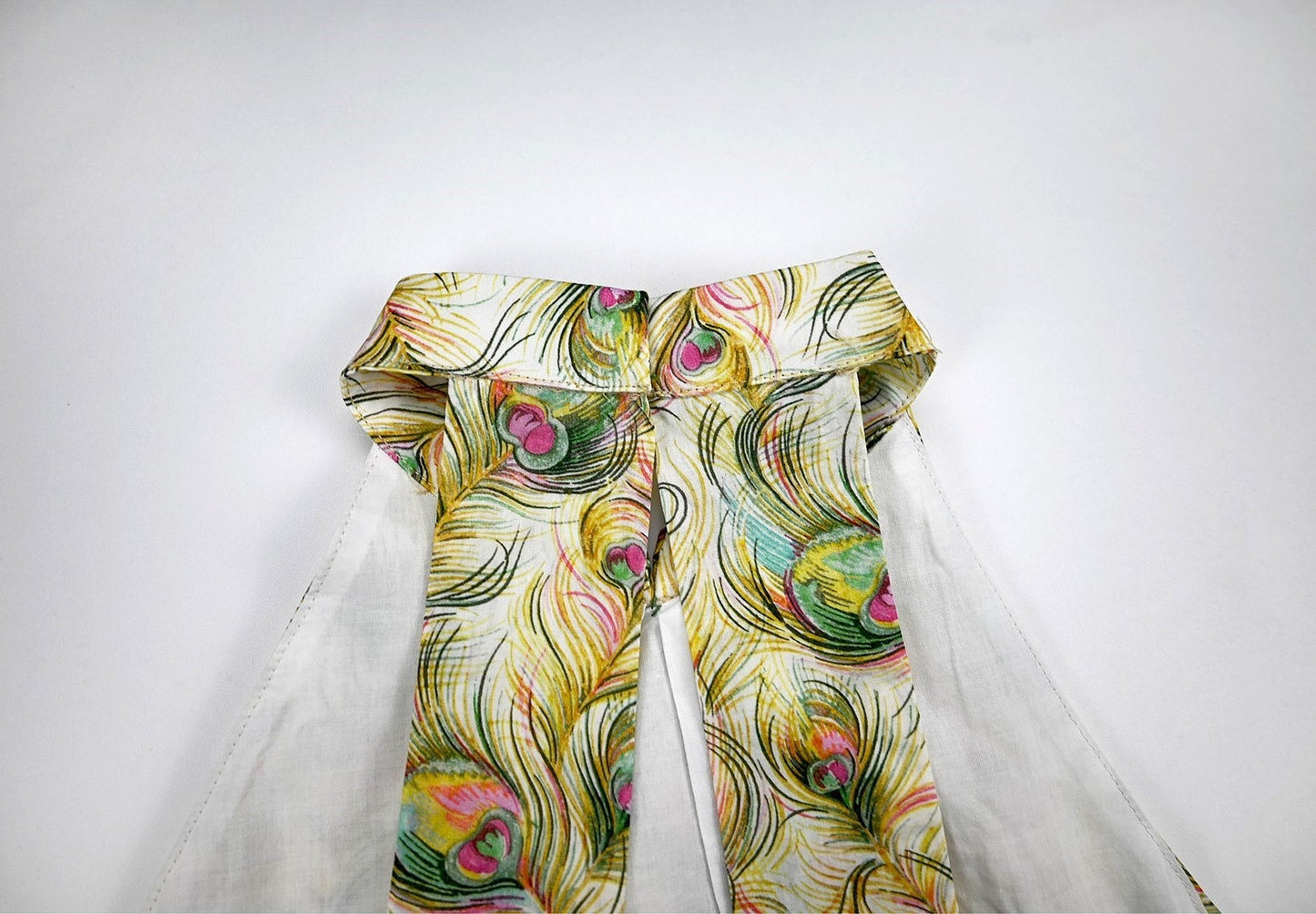 Girls Phoenix Feather Halter Cheongsam Dress