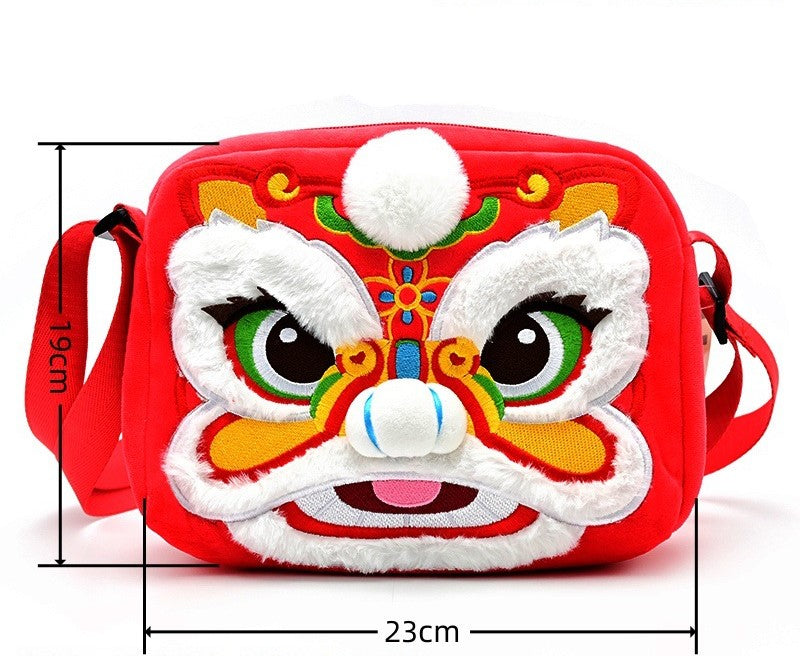 Lion Dance Plush Toy Crossbody Bag Series